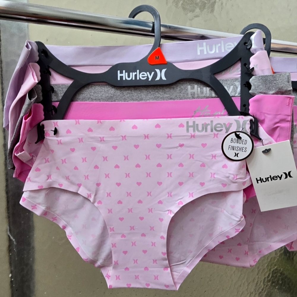 NWT Hurley Beautiful 3PK Multicolor Briefs, SZs L & M. Bonded Finishes. $35 Each - Picture 6 of 12